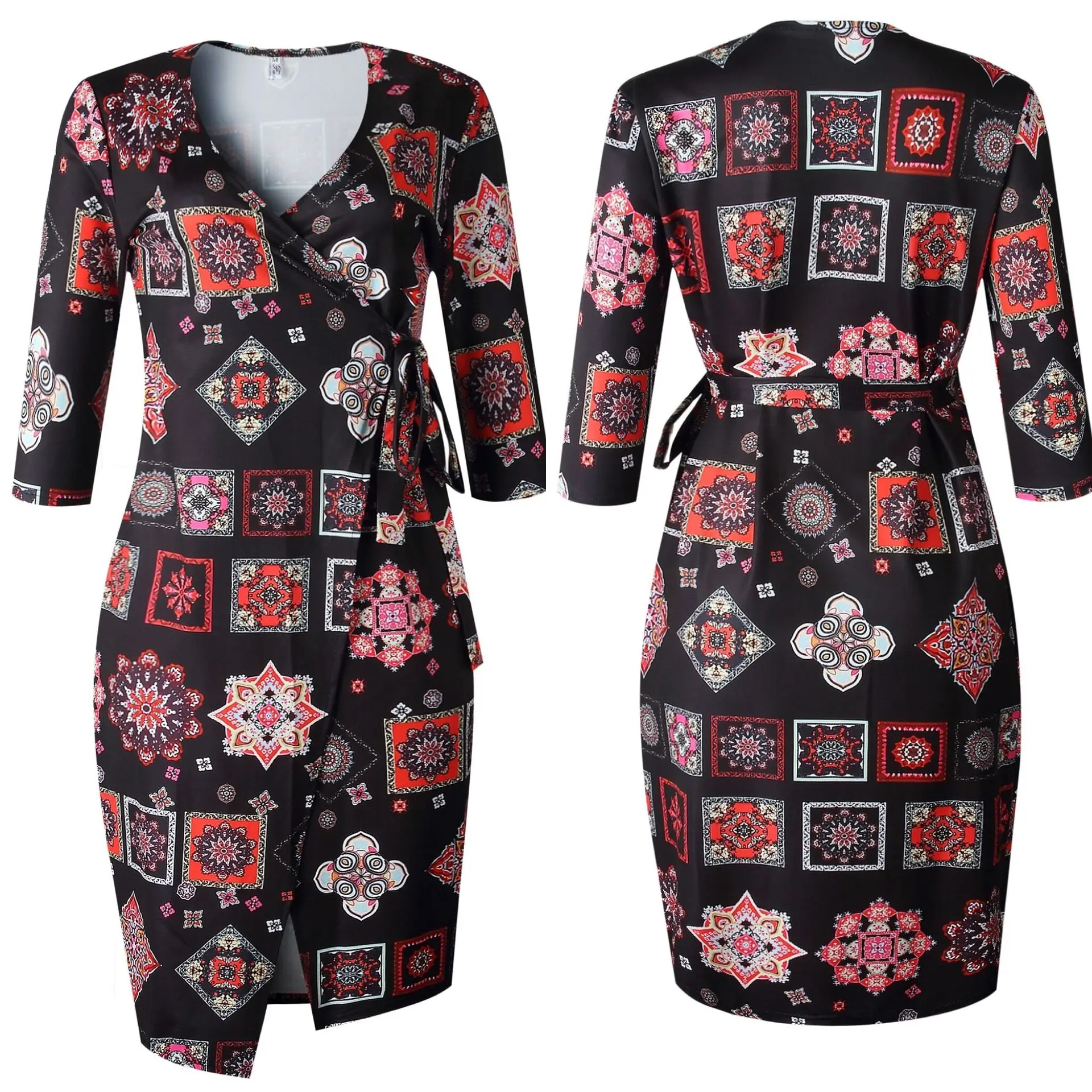 African Dress Dashiki Ankara Style Bazin Rich Print Africaine V-neck Sexy Vestidos High Waist Fashion Plus Size Elegant Casual
African Dress Dashiki Ankara Style Bazin Rich Print Africaine V-neck Sexy Vestidos High Waist Fashion Plus Size Elegant Casual