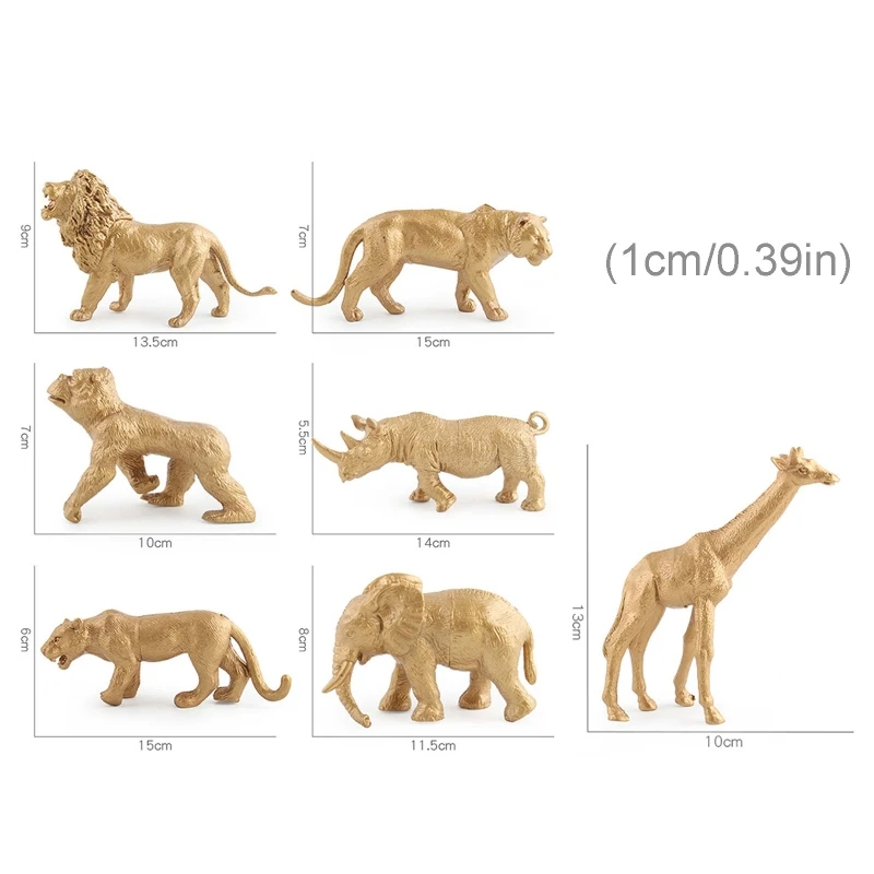 7Pcs/Set Simulation Mini Wild Zoo Animal Figure Model Plastic Lion Tiger Orangutan Rhino Leopard Elephant Giraffe Toy
7Pcs/Set Simulation Mini Wild Zoo Animal Figure Model Plastic Lion Tiger Orangutan Rhino Leopard Elephant Giraffe Toy