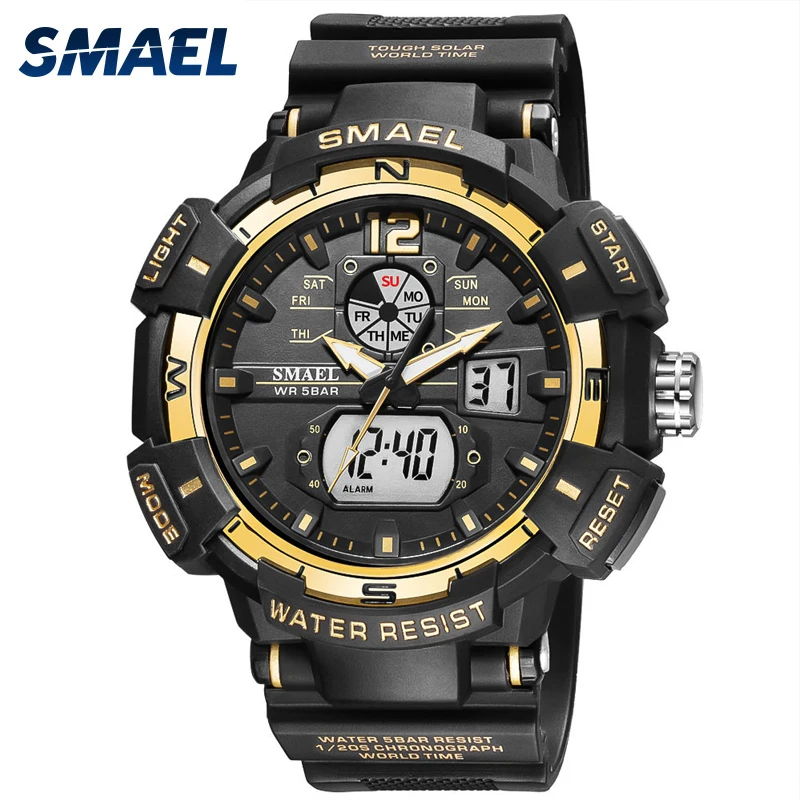 Military Watch For Men Brand Waterproof S LED Shock Chronograph Gold Electronic clock Quartz Digital Watches mens Sport watch
Military Watch For Men Brand Waterproof S LED Shock Chronograph Gold Electronic clock Quartz Digital Watches mens Sport watch