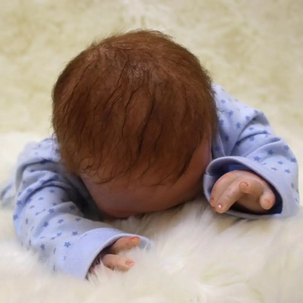 Popular Reborn Cute Doll Lifelike Newborn 46 Cm Silicone Silicone Toy Doll Kids Vinly Lifelike Playmate Body Simulation Dol M0B7
Popular Reborn Cute Doll Lifelike Newborn 46 Cm Silicone Silicone Toy Doll Kids Vinly Lifelike Playmate Body Simulation Dol M0B7