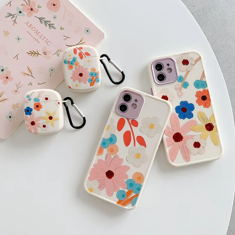 Art oil painting flower Case For iphone 12 Pro Max 11 11Pro X XR XS 7 8Plus for Apple airpods Pro 1 2 silicone case cover
Art oil painting flower Case For iphone 12 Pro Max 11 11Pro X XR XS 7 8Plus for Apple airpods Pro 1 2 silicone case cover