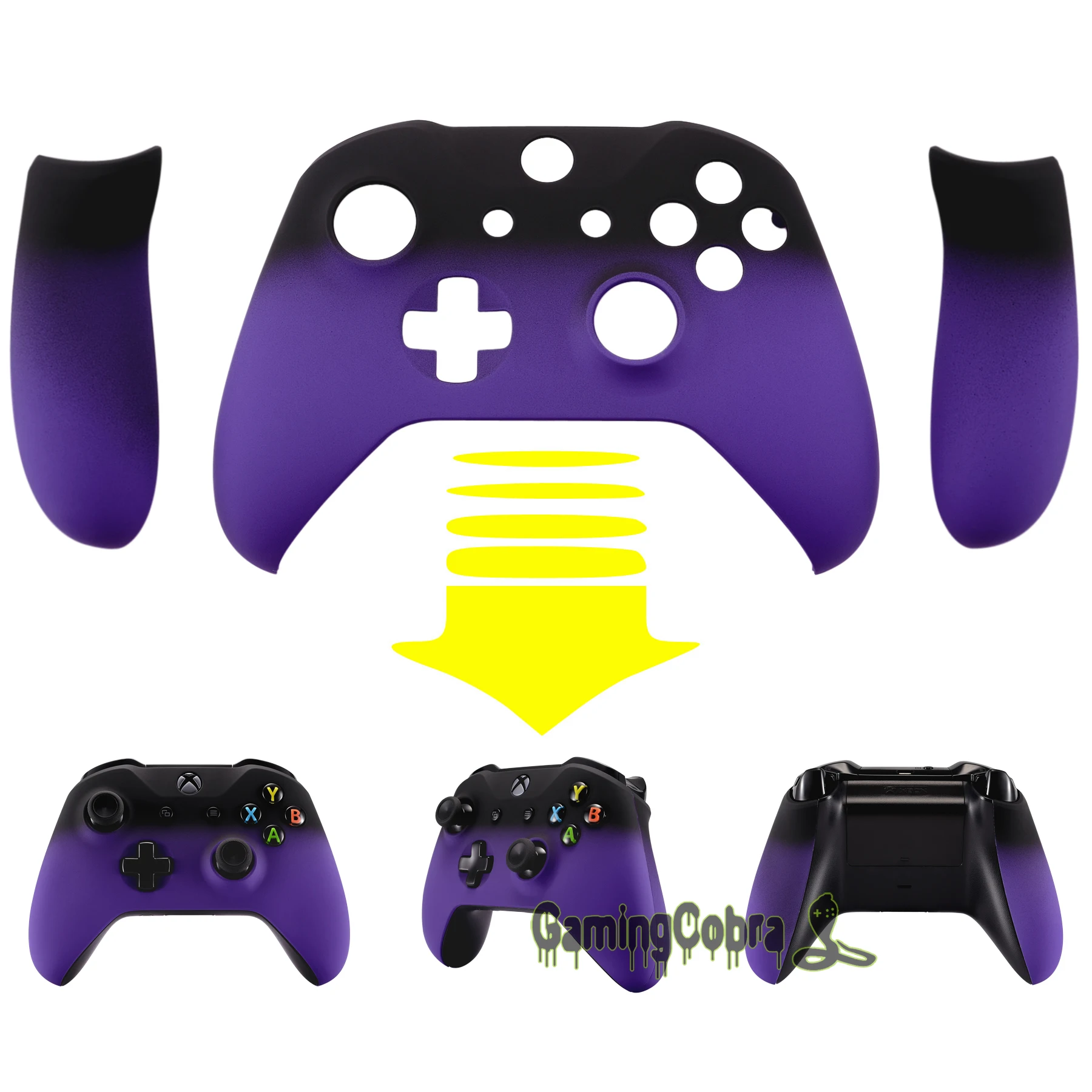 eXtremeRate Soft Touch Top Shell Front Housing Faceplate Replacement Parts for Microsoft Xbox One X & One S Controller
eXtremeRate Soft Touch Top Shell Front Housing Faceplate Replacement Parts for Microsoft Xbox One X & One S Controller