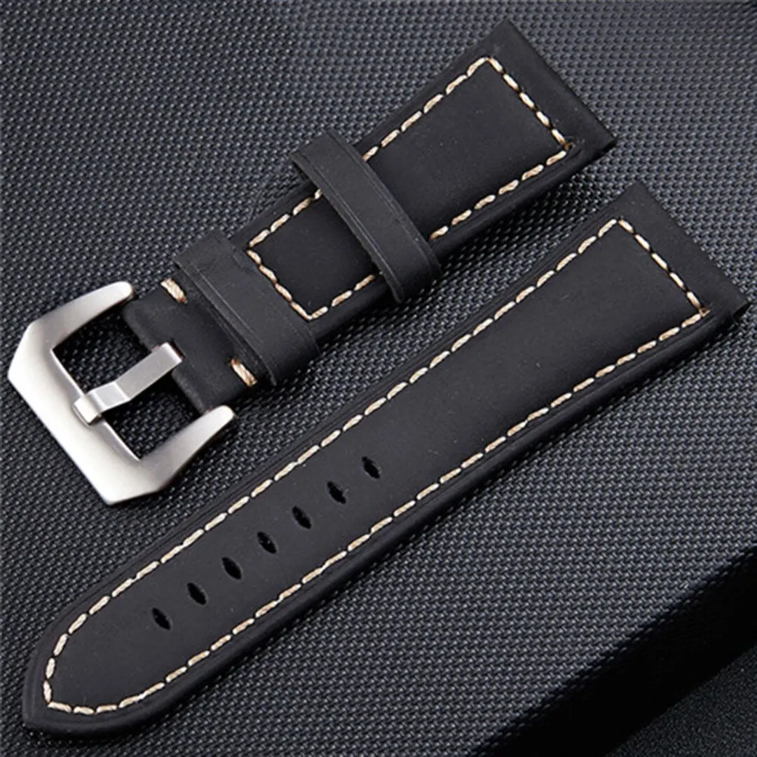20mm 22mm 24mm Genuin Leather Watch Bracelet Men Women Vintage Black Brown Green Steel Buckle Adjustbale Strap Band Shellhard
20mm 22mm 24mm Genuin Leather Watch Bracelet Men Women Vintage Black Brown Green Steel Buckle Adjustbale Strap Band Shellhard