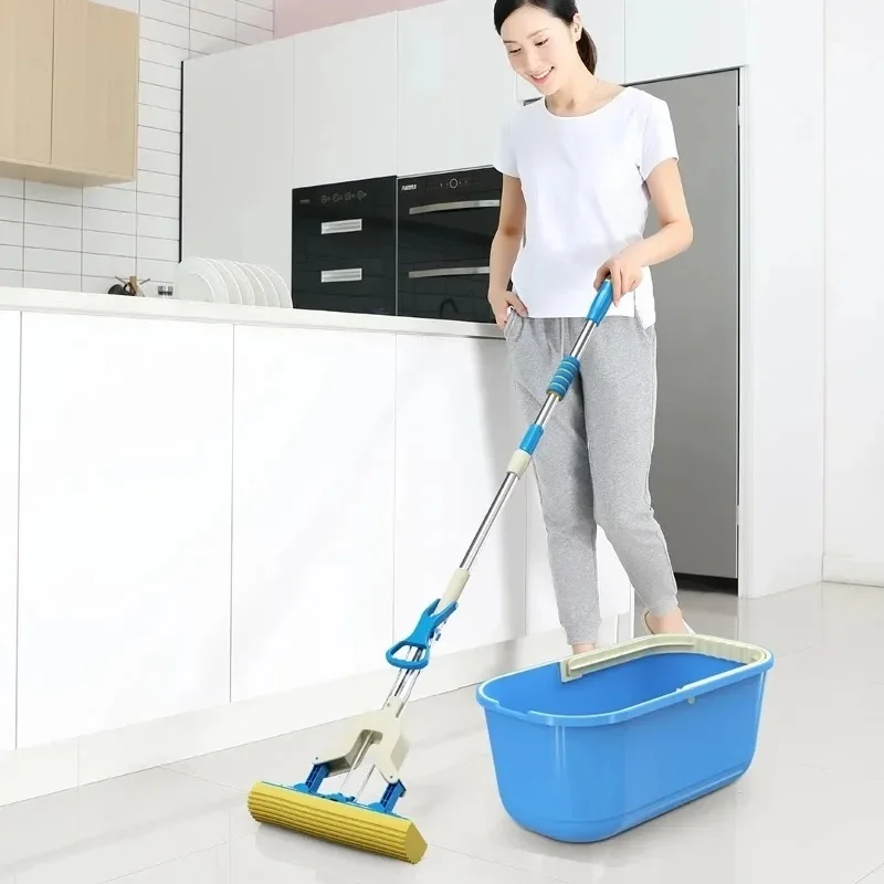 Water-absorbent Sponge Mop Optional Retractable Half-fold Squeezing Water Household Rubber Cotton Mop Head Floor Mop Free
Water-absorbent Sponge Mop Optional Retractable Half-fold Squeezing Water Household Rubber Cotton Mop Head Floor Mop Free