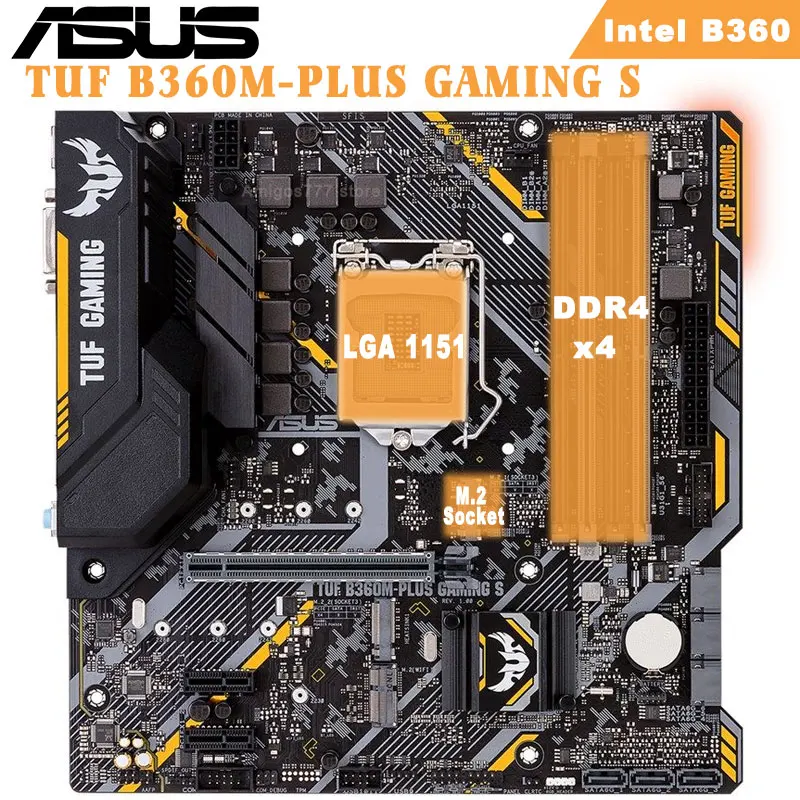 Материнская плата для ноутбука ASUS TUF B360M-PLUS игровой S б/у LGA 1151 ddr4 64 Гб i7i5i3 PCI-E3.0 M.2 для Intel B360 рабочего mикро ATX материнская плата
Материнская плата для ноутбука ASUS TUF B360M-PLUS игровой S б/у LGA 1151 ddr4 64 Гб i7i5i3 PCI-E3.0 M.2 для Intel B360 рабочего mикро ATX материнская плата