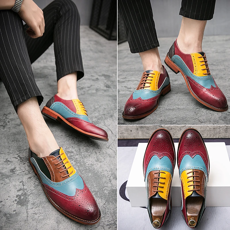 Big Size 38-48 Casual Leather Shoes Men Brogue Shoes Lace-up Zapatos De Hombre Brand Fashion Bullock Carved Business Men Shoes
Big Size 38-48 Casual Leather Shoes Men Brogue Shoes Lace-up Zapatos De Hombre Brand Fashion Bullock Carved Business Men Shoes