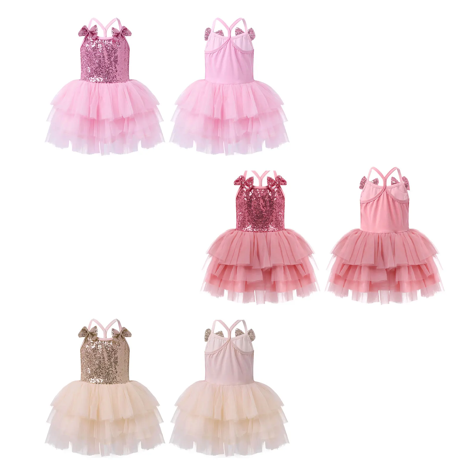 Toddler Girls Dress Summer Cotton Sleeveless Shiny Sequins Bodice Bowknots Layered Mesh Tutu Dress for Birthday Party Wedding
Toddler Girls Dress Summer Cotton Sleeveless Shiny Sequins Bodice Bowknots Layered Mesh Tutu Dress for Birthday Party Wedding