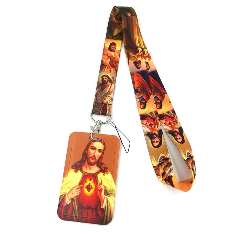Jesus Pattern Print Mobile Phone Belt Neck Strap Lanyard Keychain USB ID Card Badge Holder Neckband Webbing Ribbon Hanging Rope
Jesus Pattern Print Mobile Phone Belt Neck Strap Lanyard Keychain USB ID Card Badge Holder Neckband Webbing Ribbon Hanging Rope