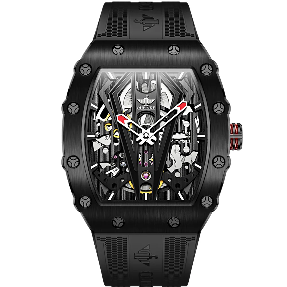 Mechanical Watch Men Automatic Luxury Watch Skeleton Diving Richard Brand Steampunk Transparent Diver Black Rectangular Clock
Mechanical Watch Men Automatic Luxury Watch Skeleton Diving Richard Brand Steampunk Transparent Diver Black Rectangular Clock