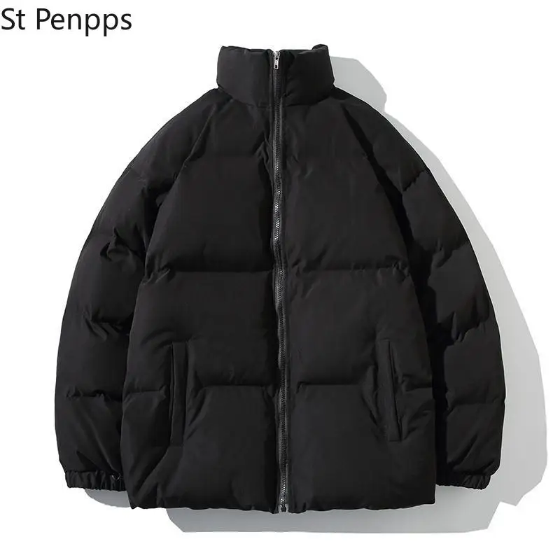 Winter Jacket Men Parkas Thicken Warm Coat Mens Stand Collar Jackets Solid Color Parka Coat Women Fashion New Streetwear 5XL 
Winter Jacket Men Parkas Thicken Warm Coat Mens Stand Collar Jackets Solid Color Parka Coat Women Fashion New Streetwear 5XL