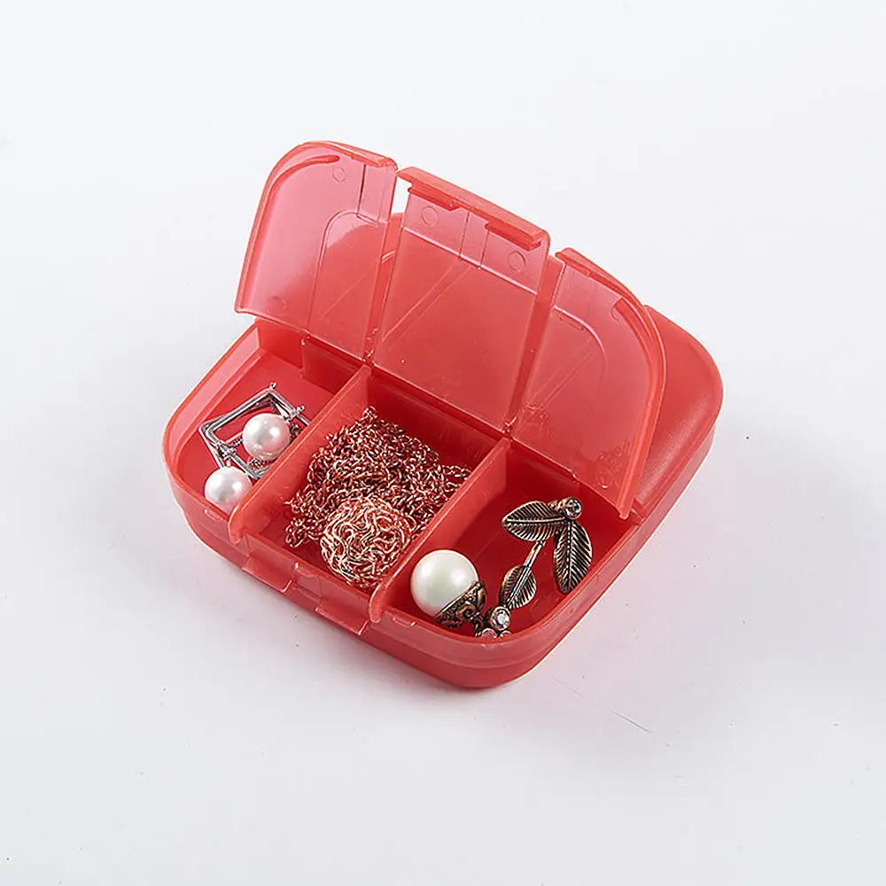 Portable Plastic Translucent Pill Box Organizer Tablet Tablet Pill Box Container Jewelry Ring Storage Case
Portable Plastic Translucent Pill Box Organizer Tablet Tablet Pill Box Container Jewelry Ring Storage Case