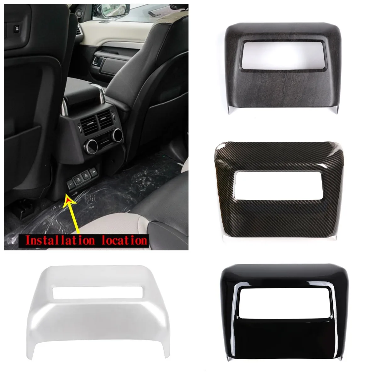 ST Accessories Interior ABS Rear Air Condition Outlet Vent Trim Lower Kick Guard Cover For Land Rover Discovery 5 LR5 2021-2022
ST Accessories Interior ABS Rear Air Condition Outlet Vent Trim Lower Kick Guard Cover For Land Rover Discovery 5 LR5 2021-2022