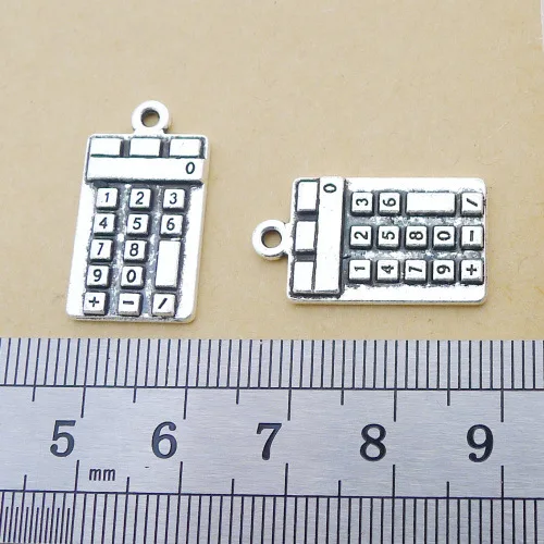Newness 10 Pieces 13*23mm Mixed Alloy Antique Silver Color Calculator Charms Keychain Pendant Accessory For DIY Jewelry Making
Newness 10 Pieces 13*23mm Mixed Alloy Antique Silver Color Calculator Charms Keychain Pendant Accessory For DIY Jewelry Making