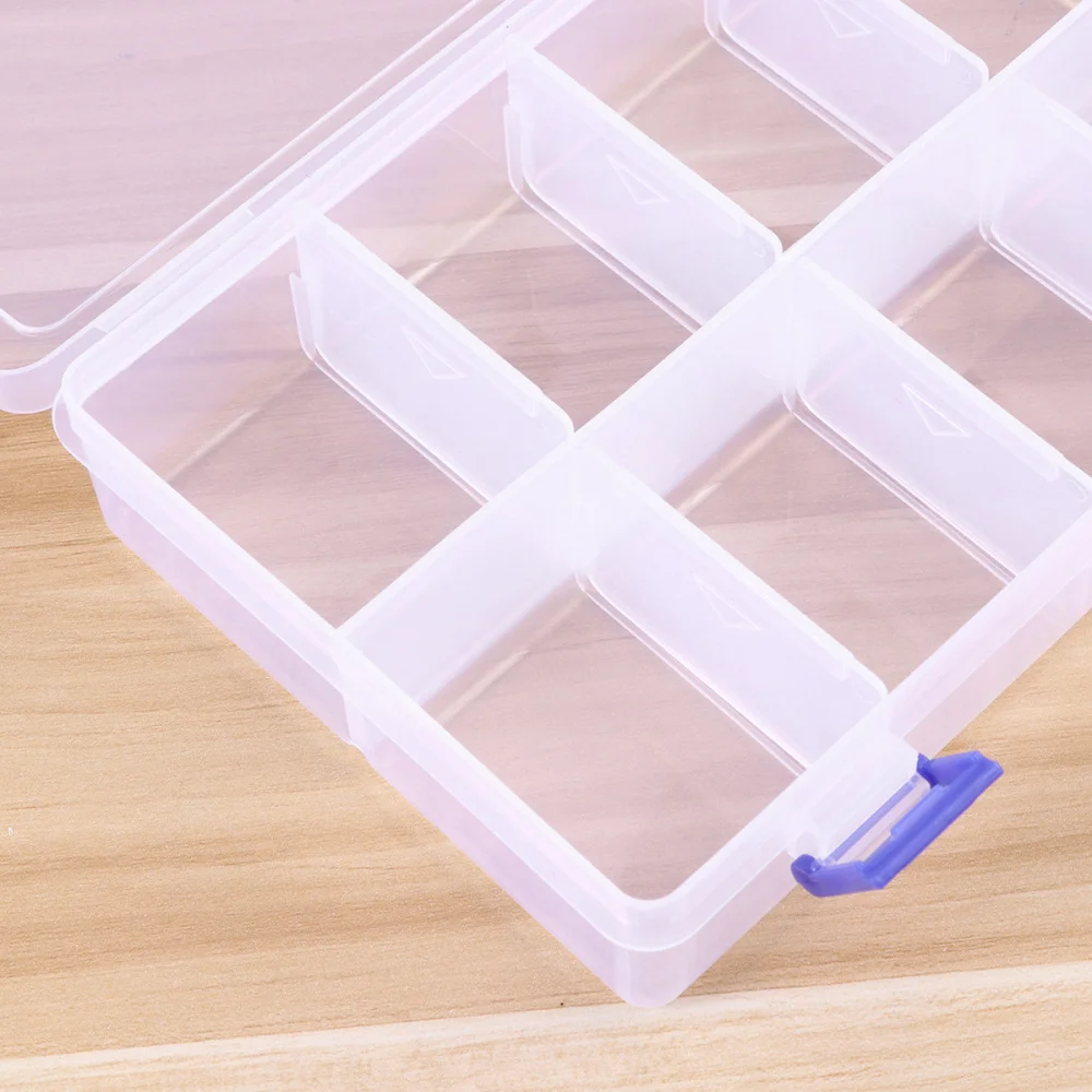8 Grids Transparent Storage Box Portable Medicine Organizer Holder with Adjustable Dividers(Transparent)
8 Grids Transparent Storage Box Portable Medicine Organizer Holder with Adjustable Dividers(Transparent)