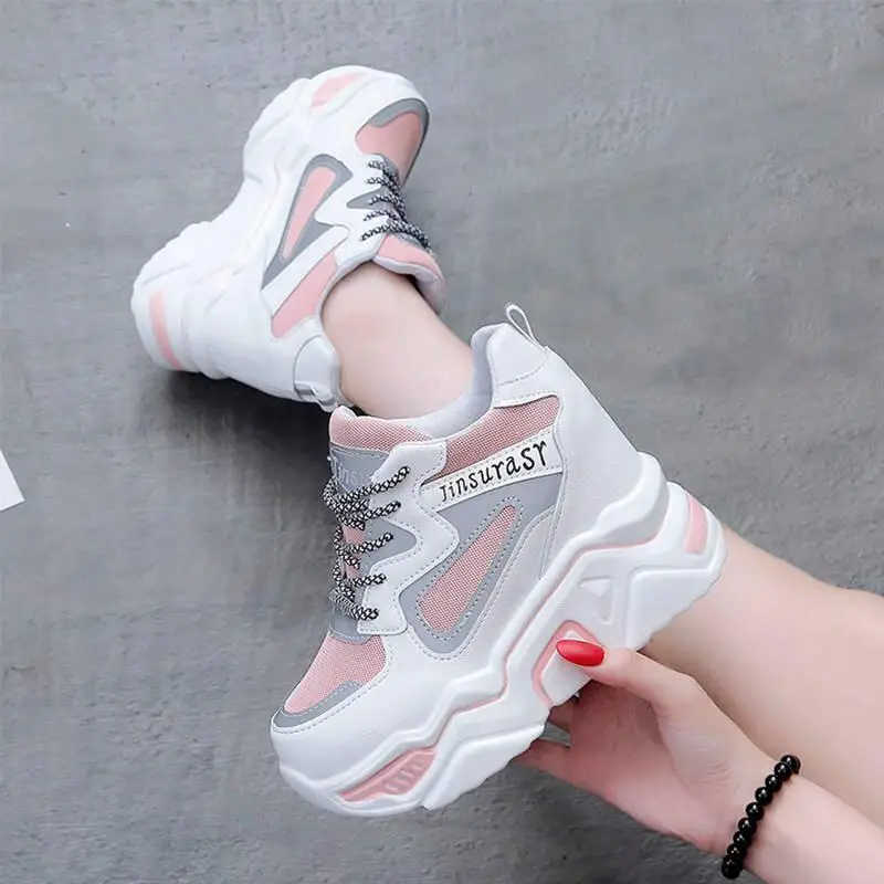 Vulcanized platform sneakers girls increase shoes for women chunky dad sneakers casual shoes woman 
Vulcanized platform sneakers girls increase shoes for women chunky dad sneakers casual shoes woman