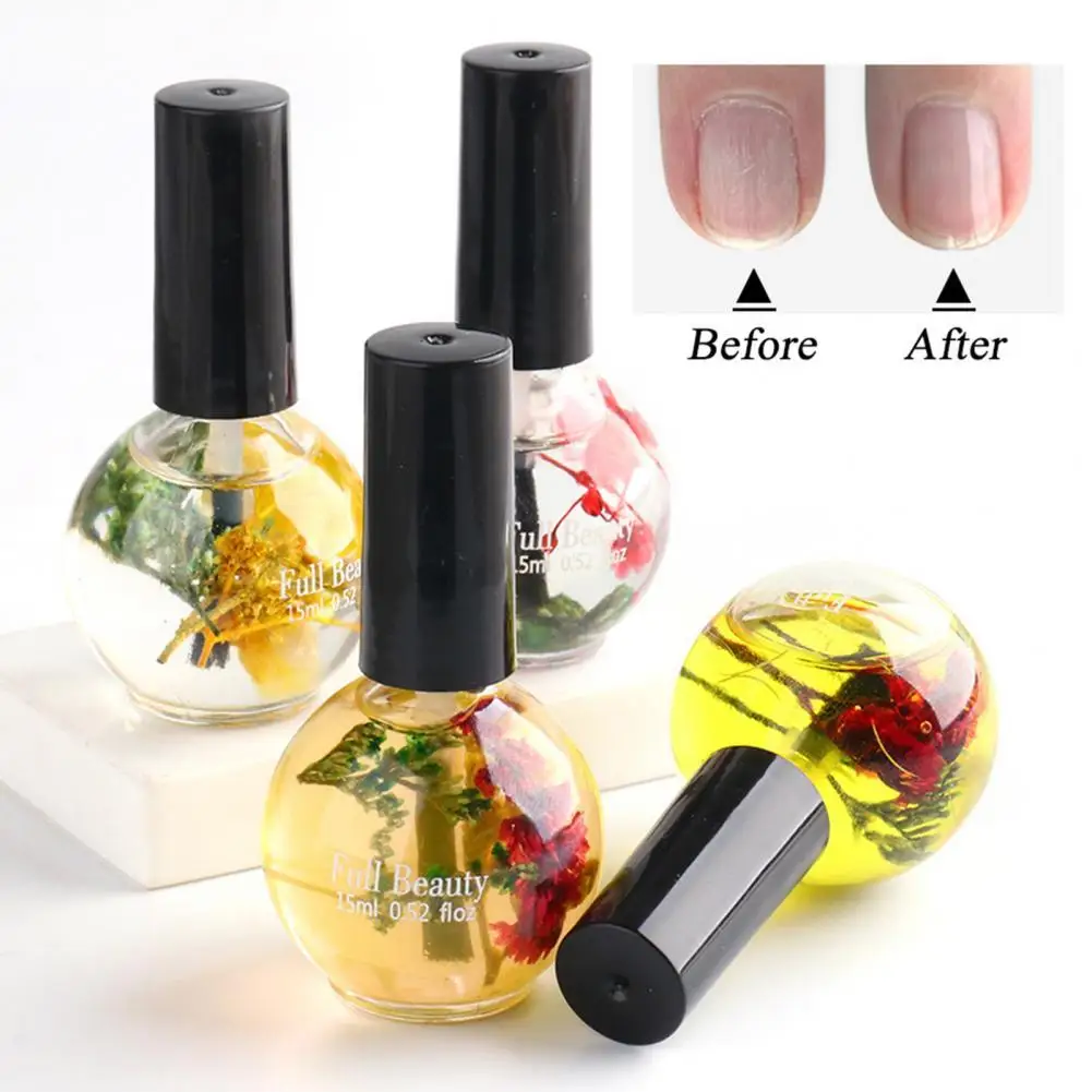 15ML Nail Nutrition Oil Mild Non-Irritating Skin-Friendly Dried Flowers Extracts Fingernail Treatment Nursing Liquid for Home
15ML Nail Nutrition Oil Mild Non-Irritating Skin-Friendly Dried Flowers Extracts Fingernail Treatment Nursing Liquid for Home