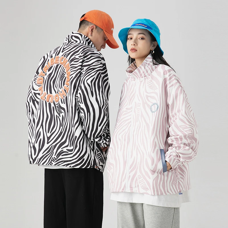 Youth Pop Autumn Men Loose Zebra-Print Coat Student Stand Collar Lovers Casual Garment Hip Hop Streetwear
Youth Pop Autumn Men Loose Zebra-Print Coat Student Stand Collar Lovers Casual Garment Hip Hop Streetwear