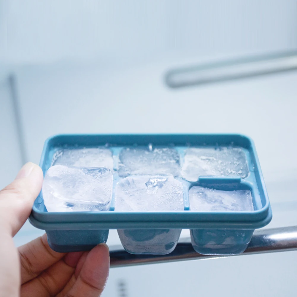 Soft Bottom Ice Cube Mold(Set of 3) 6-Ice Tray with Bottom Multicolor Square Ice Cube Mold Kitchen Bar Accessories
Soft Bottom Ice Cube Mold(Set of 3) 6-Ice Tray with Bottom Multicolor Square Ice Cube Mold Kitchen Bar Accessories