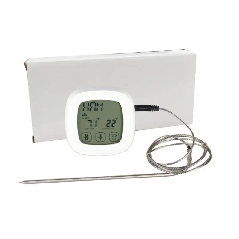 Kitchen Food Thermometer 8 Cooking Modes 5 Tastes Timer for Grill Oven Food Dropshipping
Kitchen Food Thermometer 8 Cooking Modes 5 Tastes Timer for Grill Oven Food Dropshipping