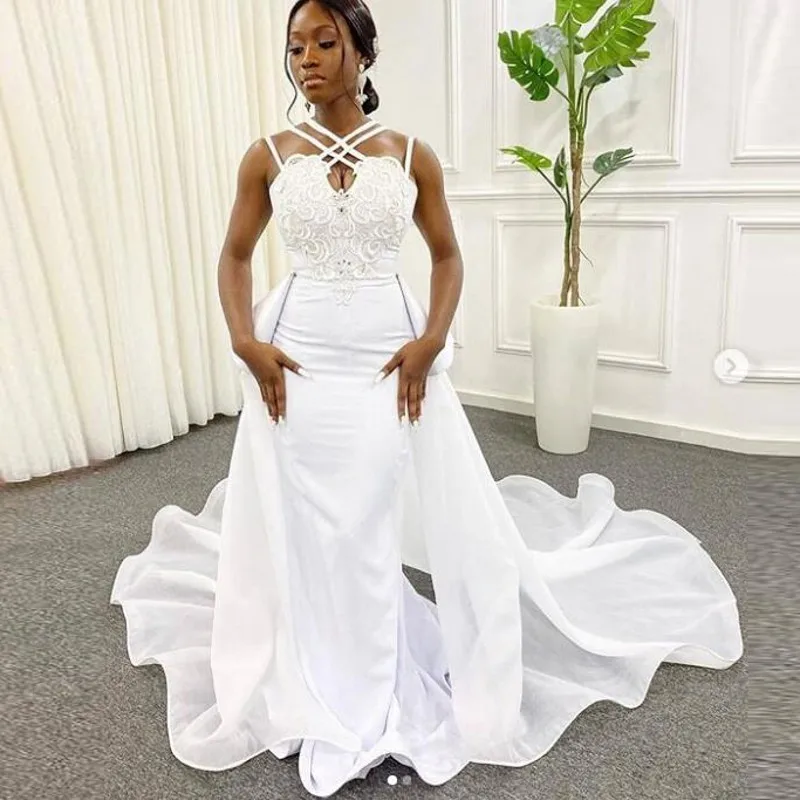 Женское свадебное платье, весна-лето 2021, кружевные и атласные свадебные платья со шлейфом, платья в южноафриканском стиле
Женское свадебное платье, весна-лето 2021, кружевные и атласные свадебные платья со шлейфом, платья в южноафриканском стиле