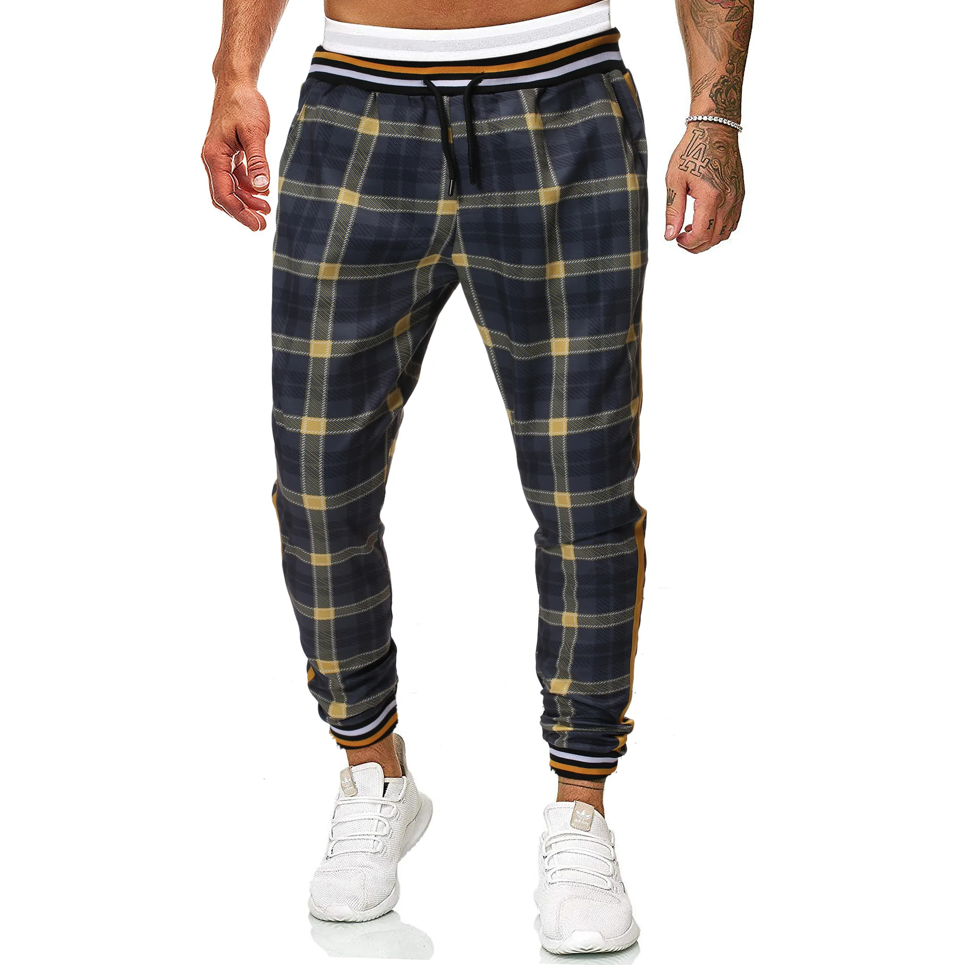 New Men's Plaid Straight Leg Trousers Casual Pencil sexy high spring summer autumn fashion pocket Jogger Casual Pants
New Men's Plaid Straight Leg Trousers Casual Pencil sexy high spring summer autumn fashion pocket Jogger Casual Pants