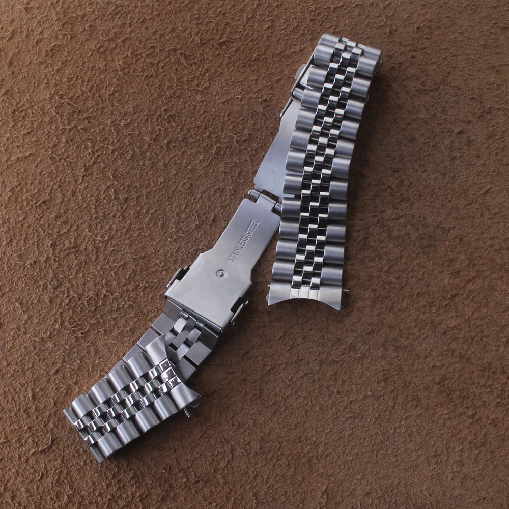 Watch Band Stainless Steel Strap Bracelet Folding Clasp with Safety Buckle Wristwatch Band 20mm 22mm 24mm Curved end replacement
Watch Band Stainless Steel Strap Bracelet Folding Clasp with Safety Buckle Wristwatch Band 20mm 22mm 24mm Curved end replacement