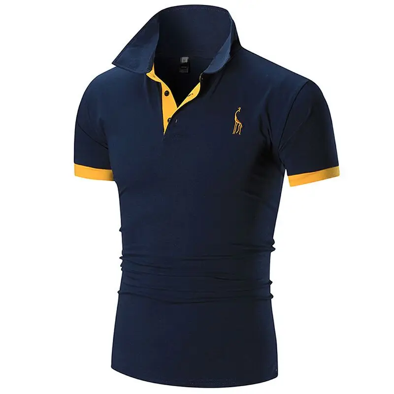 Fashion summer clothes 10 Colors Quality Cotton Polos Men Embroidery Polo Giraffe Shirt Men Casual Patchwork Male Tops Clothing
Fashion summer clothes 10 Colors Quality Cotton Polos Men Embroidery Polo Giraffe Shirt Men Casual Patchwork Male Tops Clothing