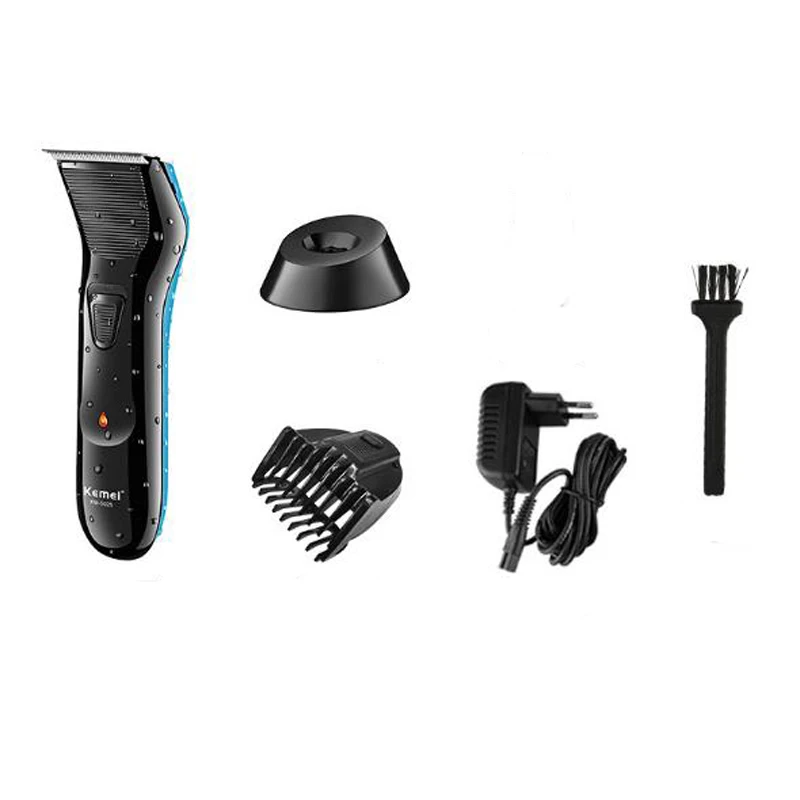 

kemei rechargable electric Hair Trimmer KM-5025 waterproof professional Hair Clipper haircut baldhead Engravin hairline