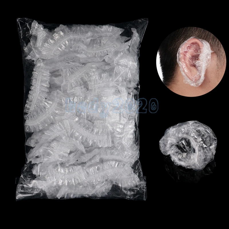 300pcs Disposable Plastic Waterproof Ear Protector Cover Caps Salon Hairdressing Dye Shield Protection Shower Cap Tool
300pcs Disposable Plastic Waterproof Ear Protector Cover Caps Salon Hairdressing Dye Shield Protection Shower Cap Tool
