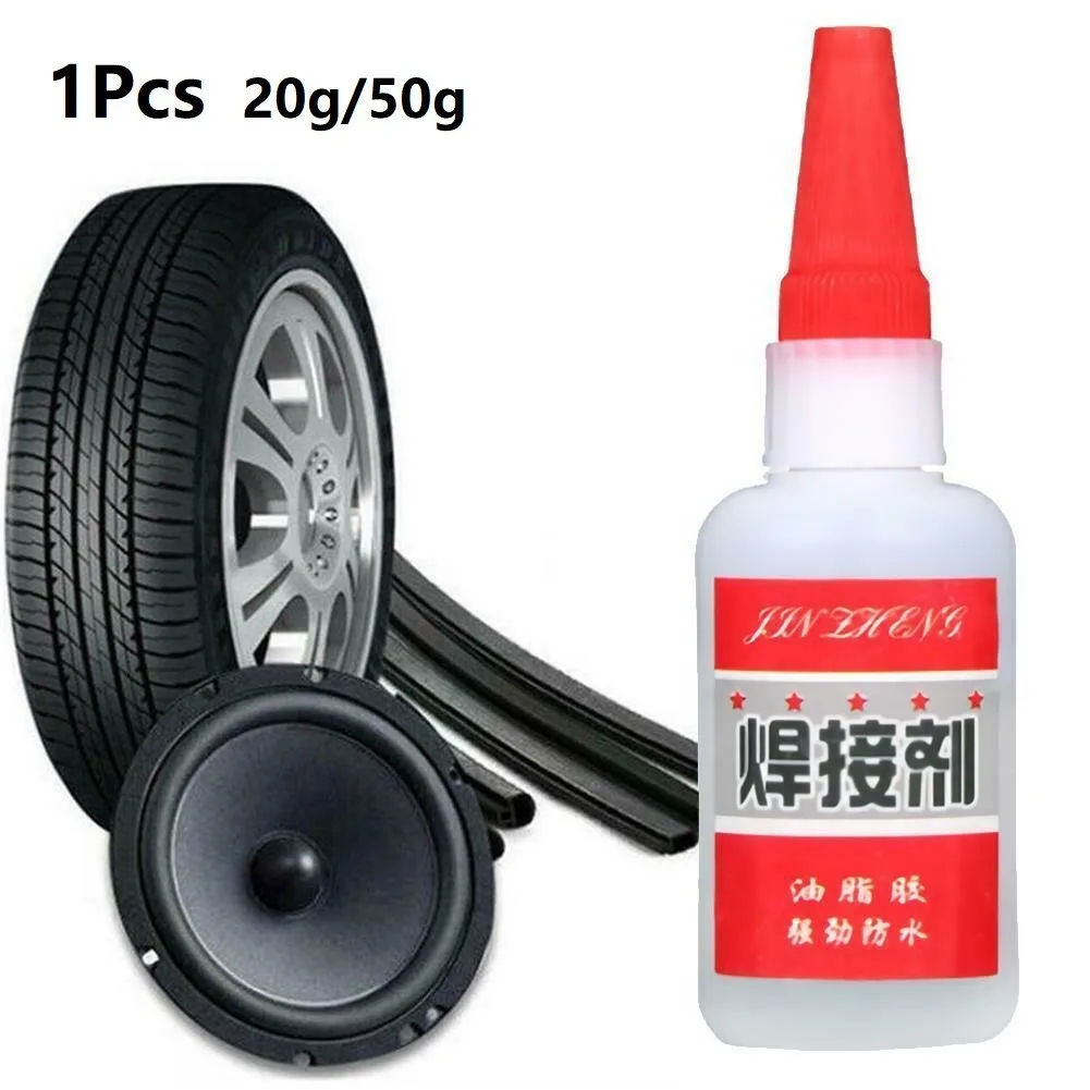 1Pc 20g/50g Tire Repair Glue With Dropper Cord Welding Agent Fast Repair Curing Soldering Agent 20 Seconds Positioning Time
1Pc 20g/50g Tire Repair Glue With Dropper Cord Welding Agent Fast Repair Curing Soldering Agent 20 Seconds Positioning Time