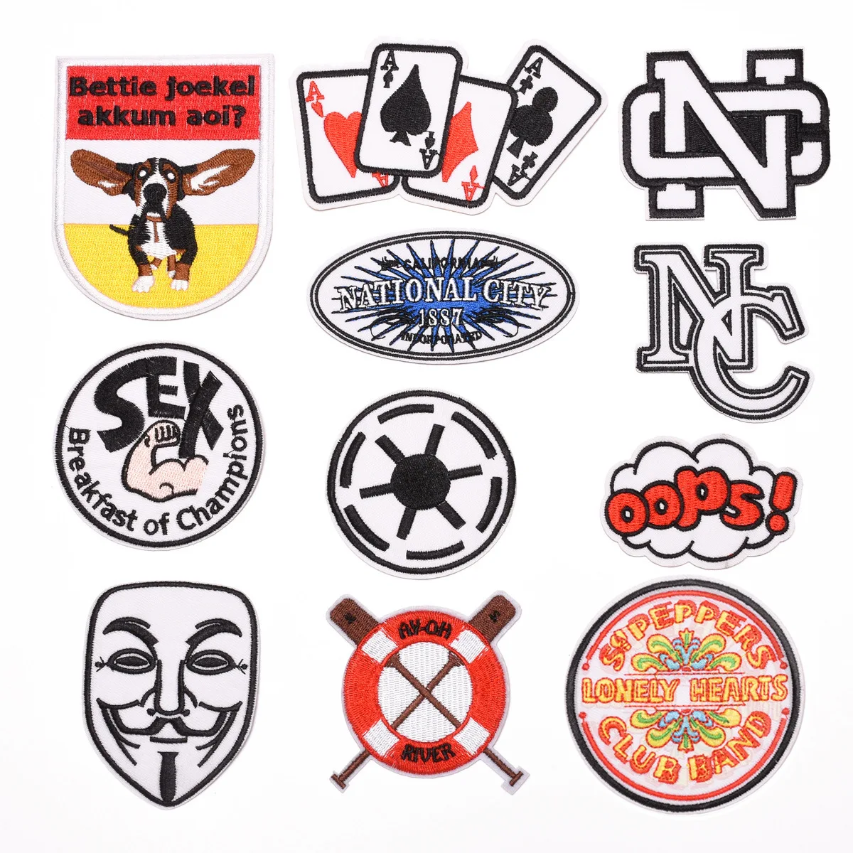 English Alphabet Badge Embroidery Cloth Sticker Digital Geometric Patch Clothes Denim Bag Repair Hole
English Alphabet Badge Embroidery Cloth Sticker Digital Geometric Patch Clothes Denim Bag Repair Hole