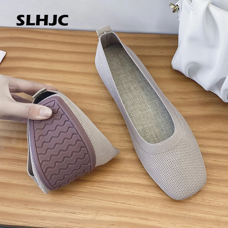 SLHJC Knitting Shoes Spring Newest Women Flat Heel Anti Skid Ballet Flats Slip On Breathable Loafer Female Casual Shoes
SLHJC Knitting Shoes Spring Newest Women Flat Heel Anti Skid Ballet Flats Slip On Breathable Loafer Female Casual Shoes