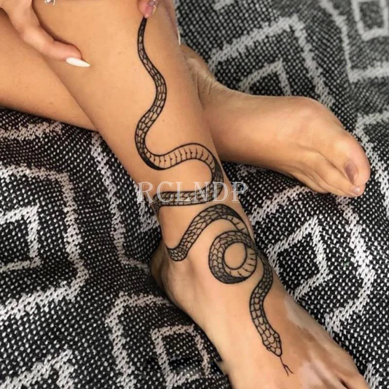 Waterproof Temporary Tattoo Sticker Sexy Snake Element Fake Tatoo Flash Tatto Body Art for Women Men tatuajes temporales
Waterproof Temporary Tattoo Sticker Sexy Snake Element Fake Tatoo Flash Tatto Body Art for Women Men tatuajes temporales