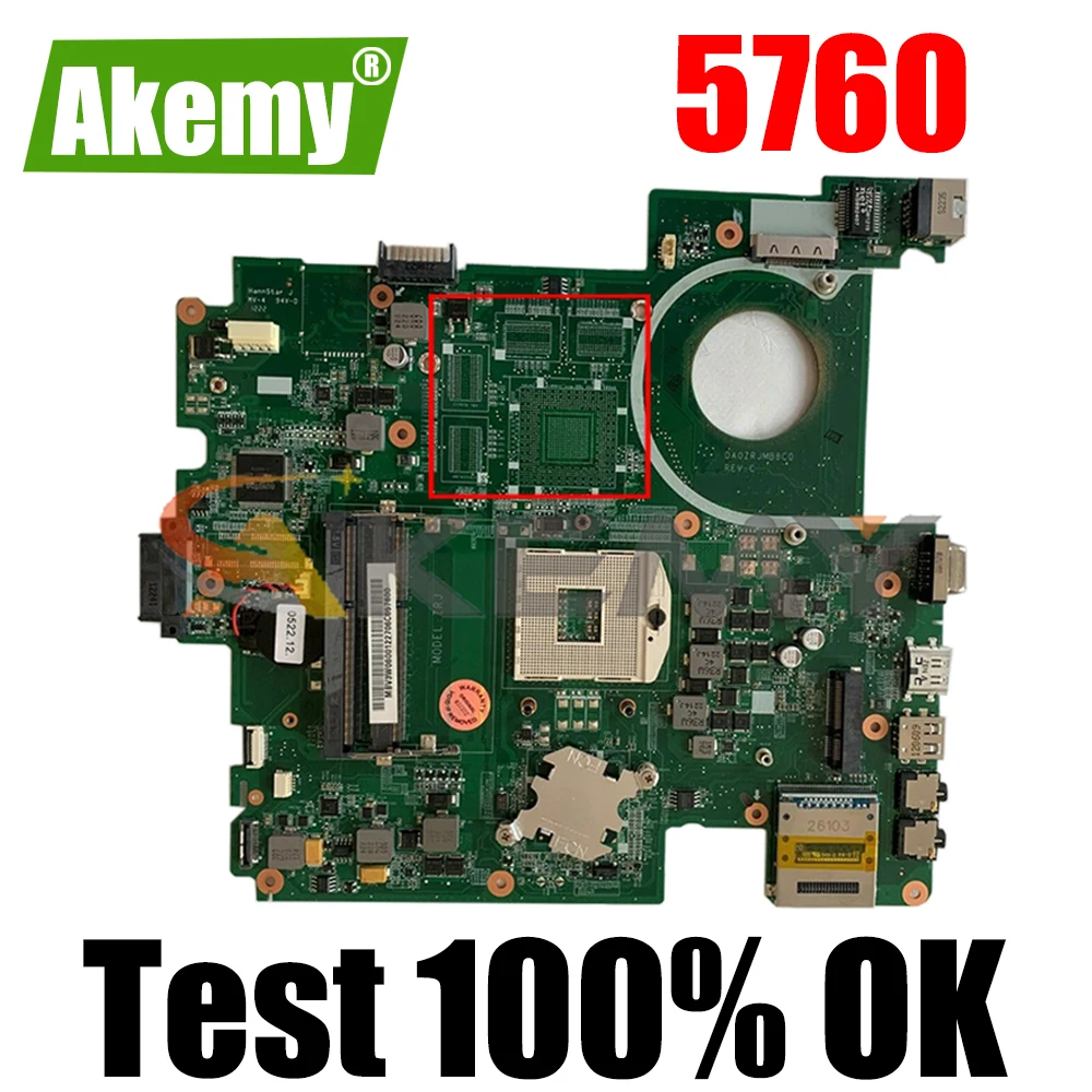 Материнская плата AKEMY MBV3W06001 MB.V3W06.001 для ноутбука Acer Travelmate 5760 DA0ZRJMB8C0 HM65 UMA DDR3, полностью протестирована
Материнская плата AKEMY MBV3W06001 MB.V3W06.001 для ноутбука Acer Travelmate 5760 DA0ZRJMB8C0 HM65 UMA DDR3, полностью протестирована