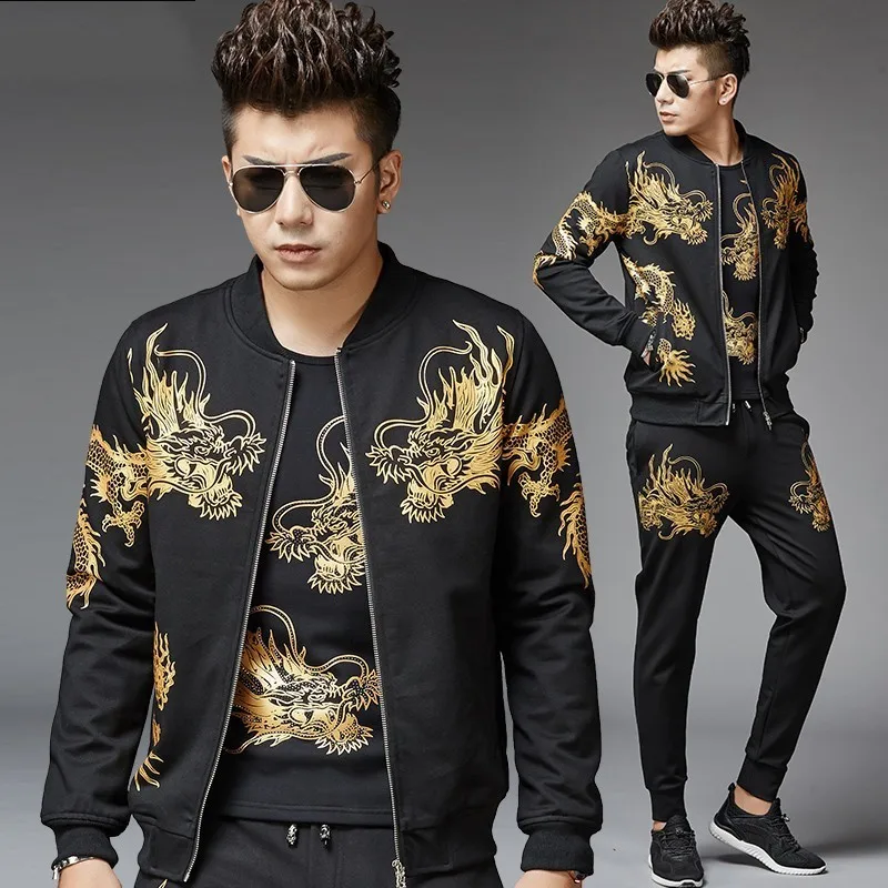 Winter Mens Plus Size Casual Sport Printed 3Pcs Sets Fashion Long Sleeve Zip O-Neck Jackets Drawstring Waist Full Length Pants
Winter Mens Plus Size Casual Sport Printed 3Pcs Sets Fashion Long Sleeve Zip O-Neck Jackets Drawstring Waist Full Length Pants
