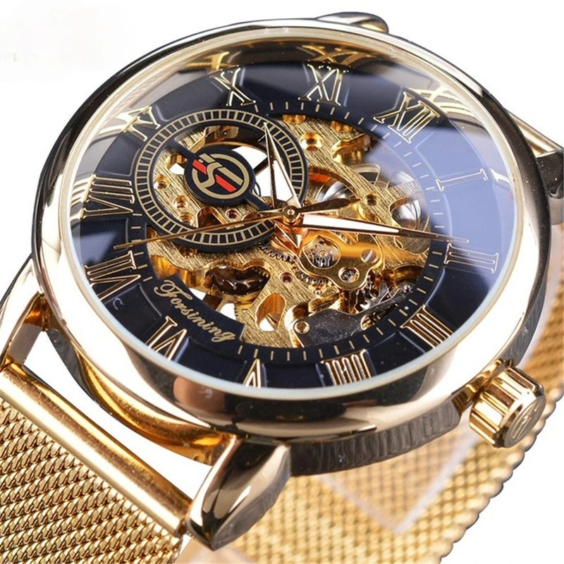 New Causal Sport Men Mechanical Wristwatches Stainless Steel Band Watches Mens With Luminous Pointers Relogio Masculino
New Causal Sport Men Mechanical Wristwatches Stainless Steel Band Watches Mens With Luminous Pointers Relogio Masculino