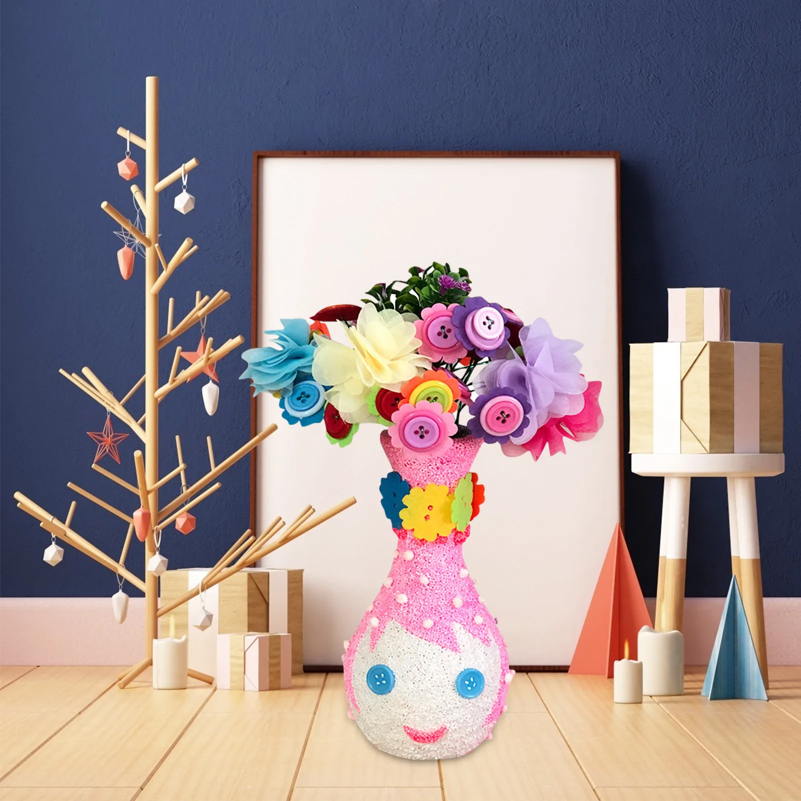 Flower Craft Kit Arts Crafts Funny Make Your Own Flower Vase Toy DIY Mud Pearl Clay Painting Creative Toy Material DIY Vase
Flower Craft Kit Arts Crafts Funny Make Your Own Flower Vase Toy DIY Mud Pearl Clay Painting Creative Toy Material DIY Vase