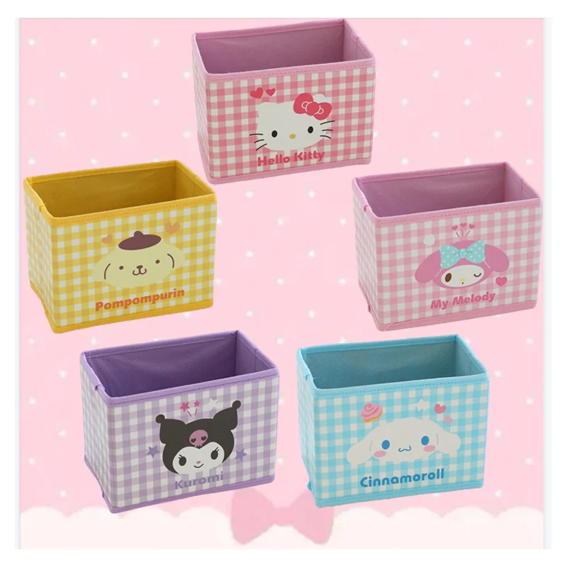Cartoon Desktop Foldable Storage Box Anime My Melody Cinnamoroll Kuromi Purin Dog Kawaii High Capacity Cosmetic Box Storage Box
Cartoon Desktop Foldable Storage Box Anime My Melody Cinnamoroll Kuromi Purin Dog Kawaii High Capacity Cosmetic Box Storage Box