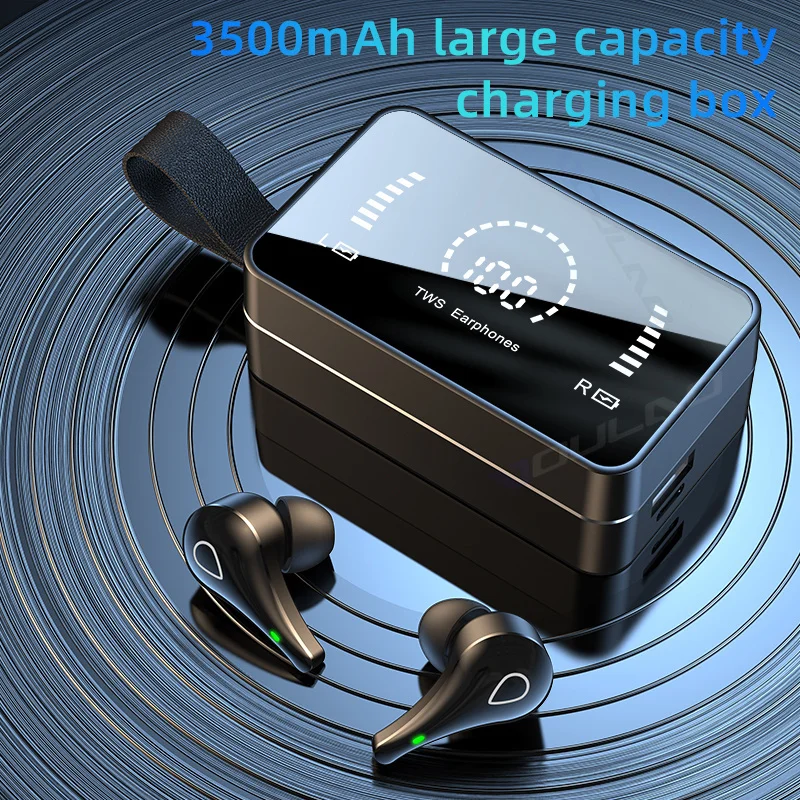 TWS Wireless Headphones 3500mAh Charging Box 9D Stereo Sports Waterproof Bluetooth Wireless Earphones With Microphone for Phone
TWS Wireless Headphones 3500mAh Charging Box 9D Stereo Sports Waterproof Bluetooth Wireless Earphones With Microphone for Phone