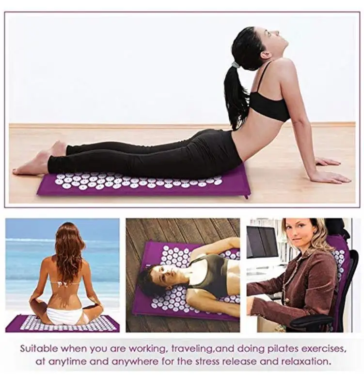 Massager Cushion(67*42cm) Massage Yoga Mat Acupressure Relieve Stress Back Body Pain Spike Mat Acupuncture Yoga Mat with Pillow
Massager Cushion(67*42cm) Massage Yoga Mat Acupressure Relieve Stress Back Body Pain Spike Mat Acupuncture Yoga Mat with Pillow