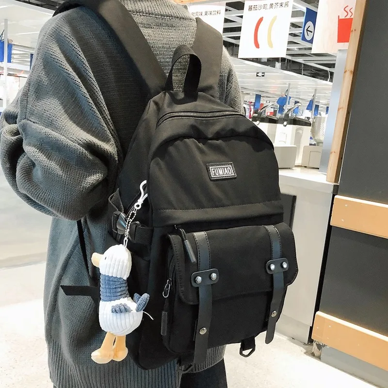 Women Waterproof Nylon Backpack Student Cute School Bag Kawaii Girl Backpack Laptop Female Fashion Book Bag Buckle Ladies Luxury
Women Waterproof Nylon Backpack Student Cute School Bag Kawaii Girl Backpack Laptop Female Fashion Book Bag Buckle Ladies Luxury