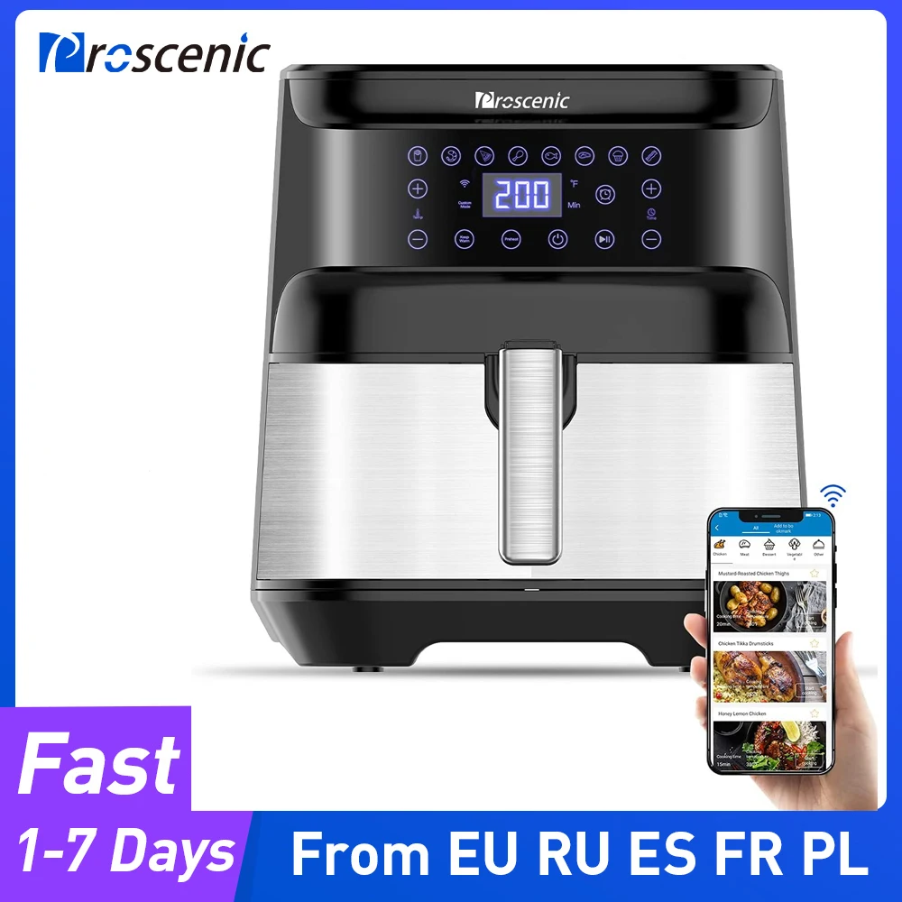 Proscenic T21 Смарт аэрофритюрница для приготовления блюд без 5. 8QT 1700W с APP контроль 8