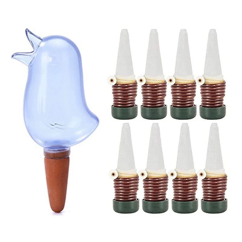 New Little Bird Drop Water Device Automatic Watering Device Blue with 8 Pack Automatic Plant Waterers Vacation Waterer
New Little Bird Drop Water Device Automatic Watering Device Blue with 8 Pack Automatic Plant Waterers Vacation Waterer