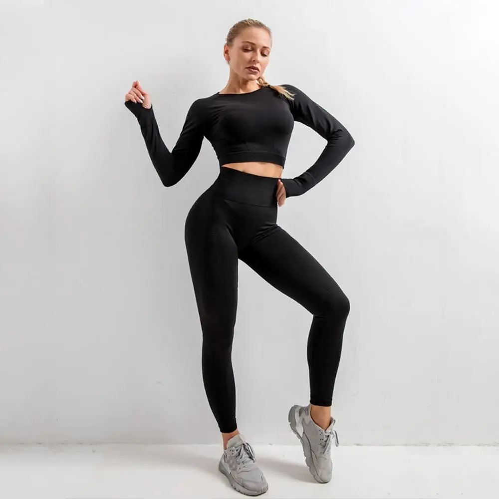 fitness exercise leggings yoga wear three-piece bra long sleeve trousers bra seamless yoga wear set
fitness exercise leggings yoga wear three-piece bra long sleeve trousers bra seamless yoga wear set
