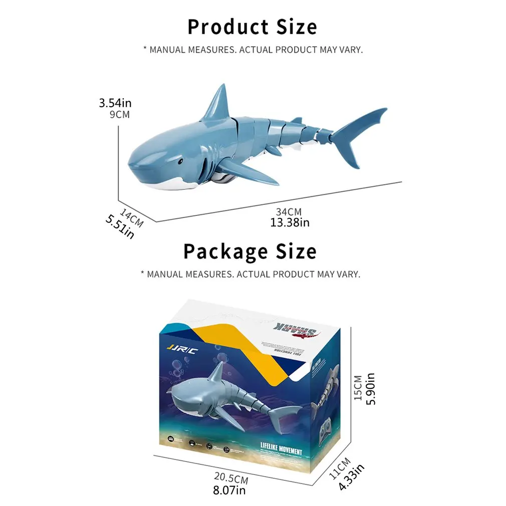Hot RC Simulation Shark Toys 2.4G 4CH Waterproof Electric Remote Control Shark Boat Swimming Pool Bathroom Children Toys Gift
Hot RC Simulation Shark Toys 2.4G 4CH Waterproof Electric Remote Control Shark Boat Swimming Pool Bathroom Children Toys Gift