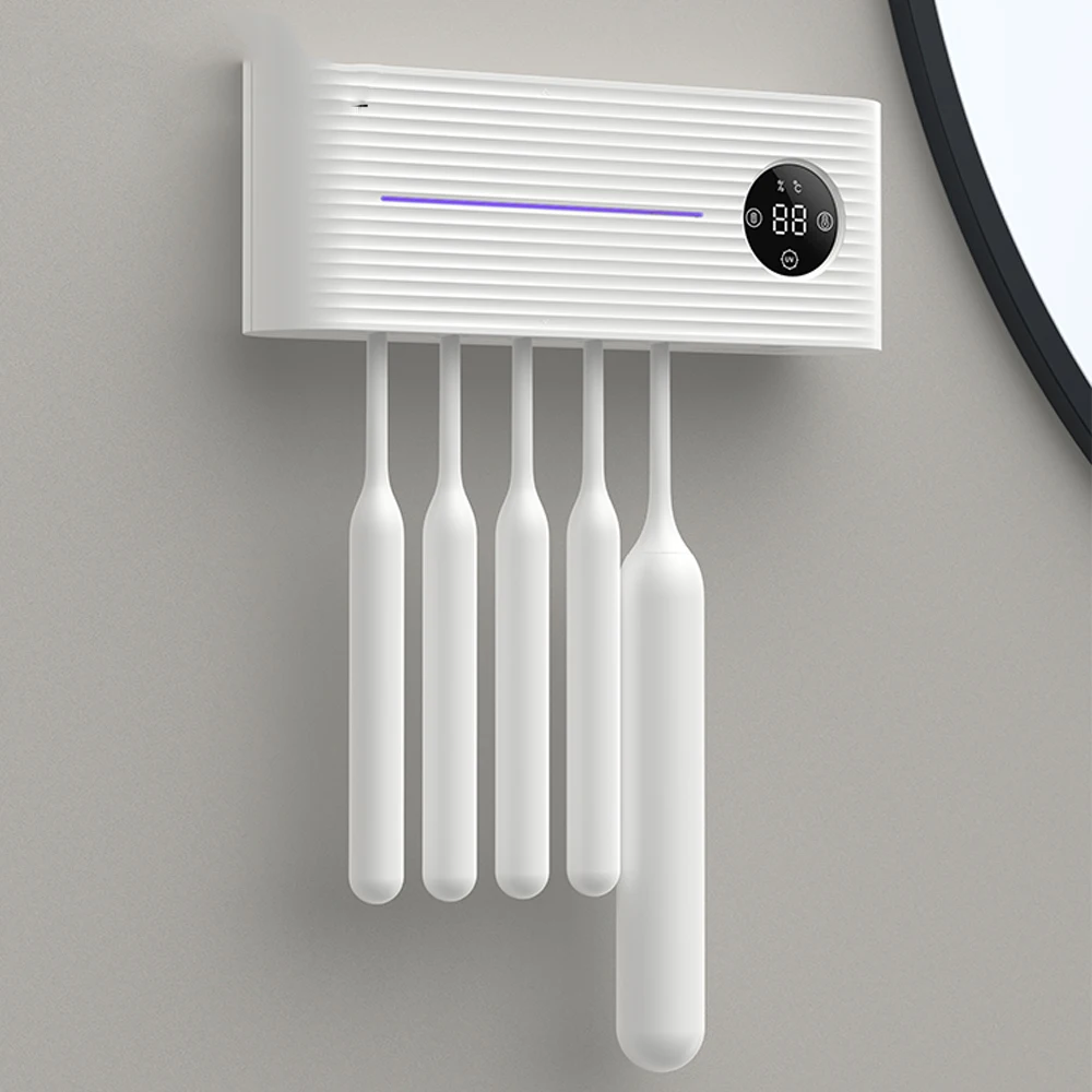 Uareliffe Toothbrush Sterilizer Dispenser And Toothpaste Squeezer Set Automatic Safe Sterilization LED Electric Timmer Display
Uareliffe Toothbrush Sterilizer Dispenser And Toothpaste Squeezer Set Automatic Safe Sterilization LED Electric Timmer Display