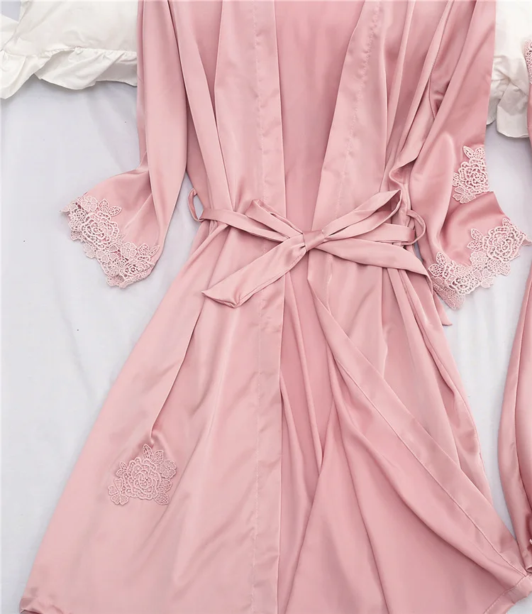 New Womens 5PC Strap Top Pants Suit Pajamas Sleepwear Sets Spring Autumn Home Wear Nightwear Kimono Robe Bath Gown M-XL
New Womens 5PC Strap Top Pants Suit Pajamas Sleepwear Sets Spring Autumn Home Wear Nightwear Kimono Robe Bath Gown M-XL