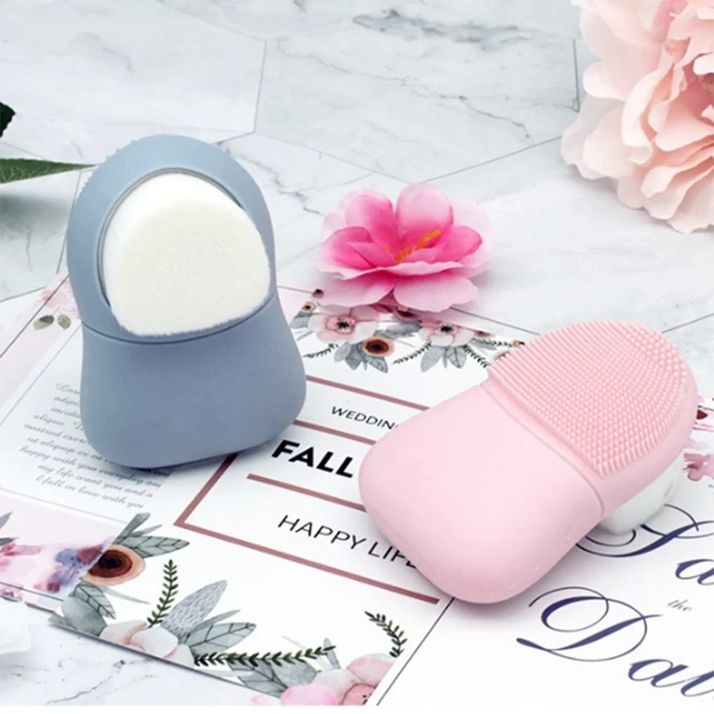Silicone Facial Cleansing Brush Soft Double Sided Massage Brushs Facial Massage Deep Cleaning Skin Care Exfoliator Beauty Tool
Silicone Facial Cleansing Brush Soft Double Sided Massage Brushs Facial Massage Deep Cleaning Skin Care Exfoliator Beauty Tool