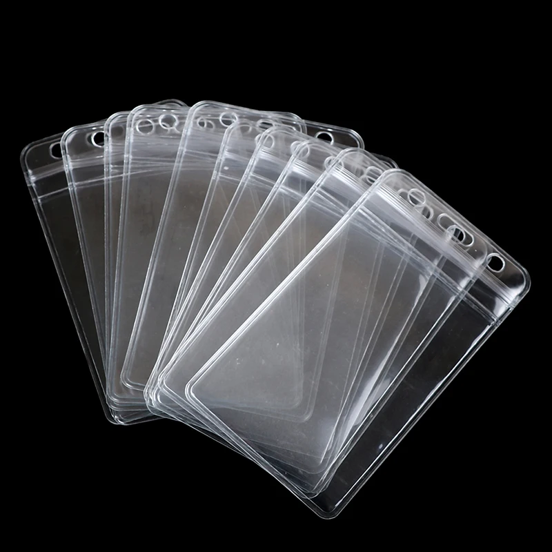 10Pcs/lot Vertical Transparent Vinyl Plastic Clears ID Card Bag Case Badge Holder Accessories Vertical ID Card Badge Holders
10Pcs/lot Vertical Transparent Vinyl Plastic Clears ID Card Bag Case Badge Holder Accessories Vertical ID Card Badge Holders