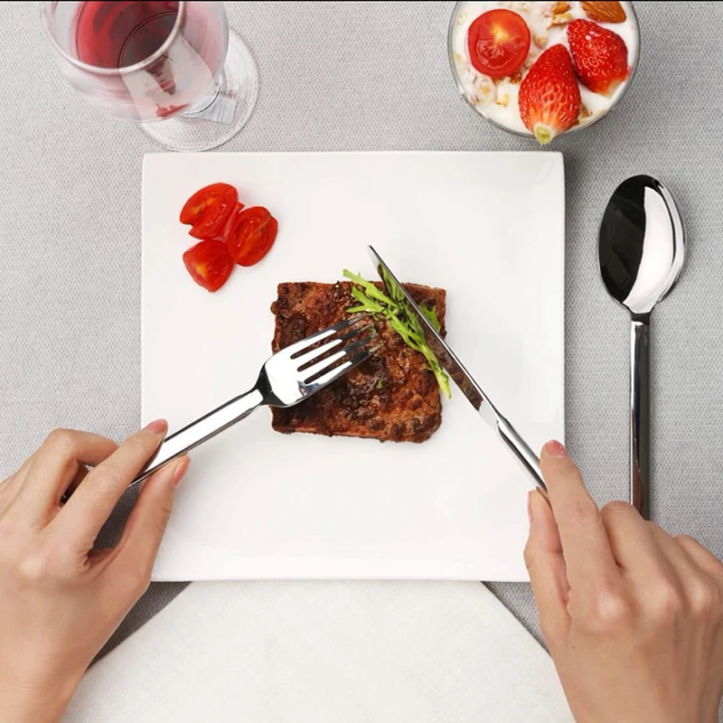 Оригинальный Xiaomi Mijia Huohou стейк ножи ложки вилка нержавеющая сталь столовая